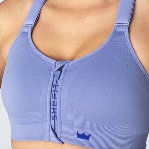 SHEFIT Blue with Purple Sports Bra